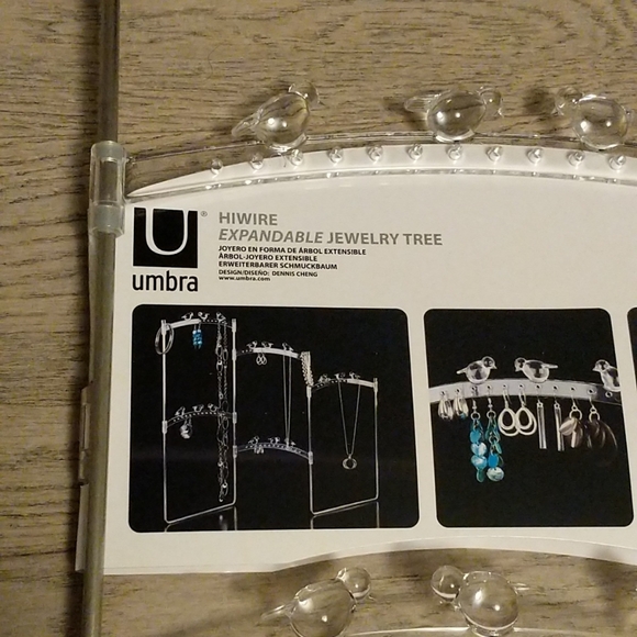 Umbra Hiwire Acrylic Expandable Jewelry Tree Stand Organizer - Picture 3 of 4